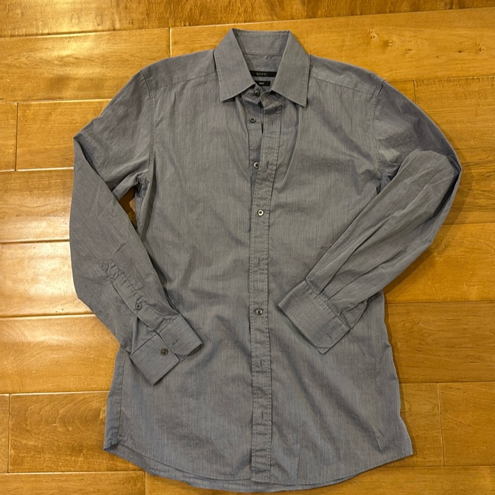 Gucci Fitted Men’s Dress Shirt Blue